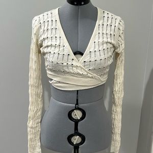 NWOT BLOCH BALLET WRAP SWEATER